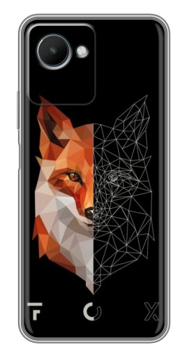 Чехол с печатью "Fox" для Realme C30s