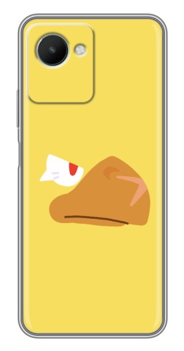 Чехол с печатью "Gold Crow" для Realme C30s