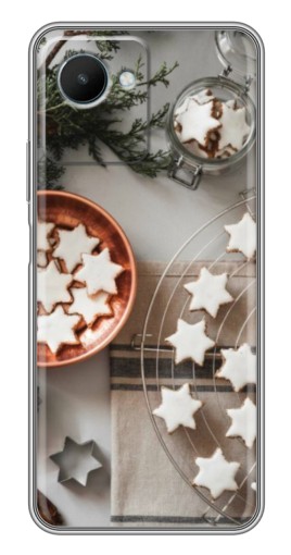 Чехол с печатью "Имбирные звездочки" для Realme C30s