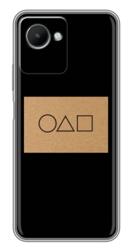 Силиконовый чехол с изображением "Карточка Кальмара" для Realme C30s