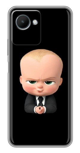 Силиконовый чехол с изображением "Хитрый Босс" для Realme C30s