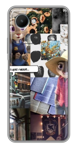 Чехол с печатью "Коллаж Джуди" для Realme C30s