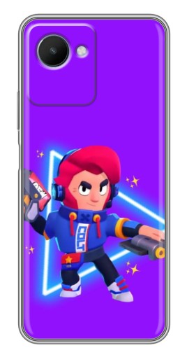 Чехол с принтом "Кольт в наушниках" для Realme C30s