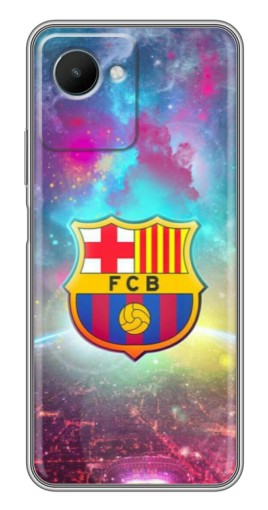 Силиконовый чехол с изображением "Космическая Бара" для Realme C30s