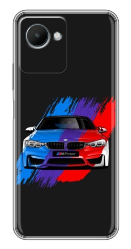 Чехол с картинкой "Красочный BMW" для Realme C30s