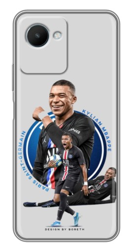 Чехол с картинкой "Kylian Mbappe" для Realme C30s