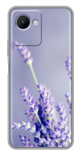 Силиконовый чехол с изображением "Лаванда вблизи" для Realme C30s