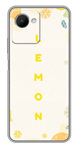 Чехол с печатью "Lemon" для Realme C30s