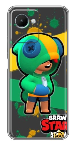 Чехол с принтом "Leon Brawl Stars" для Realme C30s