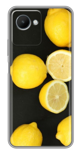 Чехол с принтом "Лимонный стиль" для Realme C30s