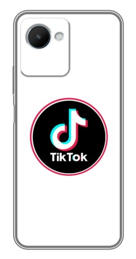Чехол с принтом "Лого Тик Ток" для Realme C30s