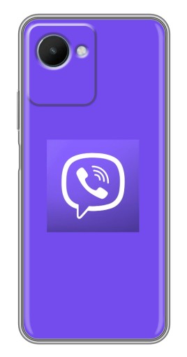 Чехол с картинкой "Лого Viber" для Realme C30s