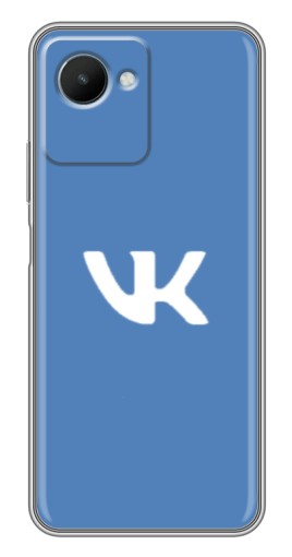 Чехол с картинкой "Лого ВК" для Realme C30s