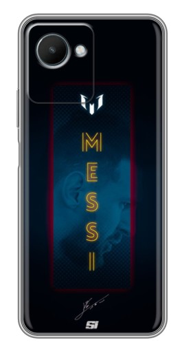 Чехол с печатью "Логотип Месси" для Realme C30s