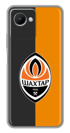 Силиконовый чехол с изображением "Логотип Шахтера" для Realme C30s