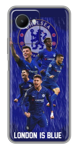 Силиконовый чехол с изображением "London is Blue" для Realme C30s
