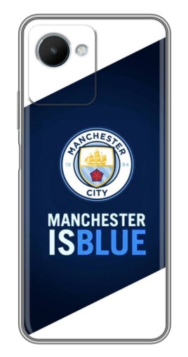 Чехол с картинкой "Manchester is Blue" для Realme C30s