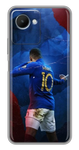 Чехол с принтом "Мбаппе в Франции" для Realme C30s