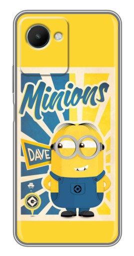 Чехол с принтом "Minions" для Realme C30s