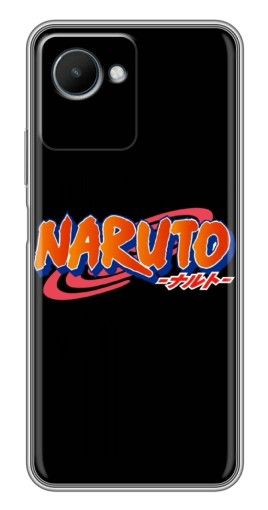 Чехол с принтом "Надпись Naruto" для Realme C30s