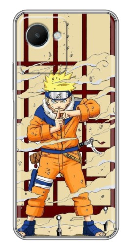 Силиконовый чехол с изображением "naruto uzumaki" для Realme C30s