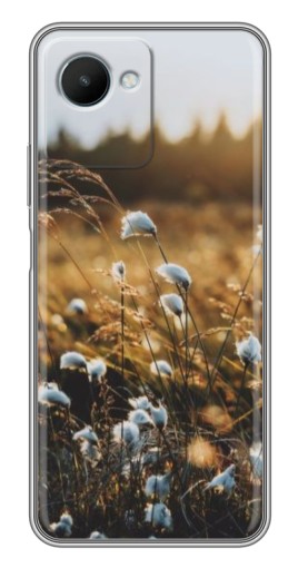 Чехол с картинкой "Нежные полевые цветы" для Realme C30s