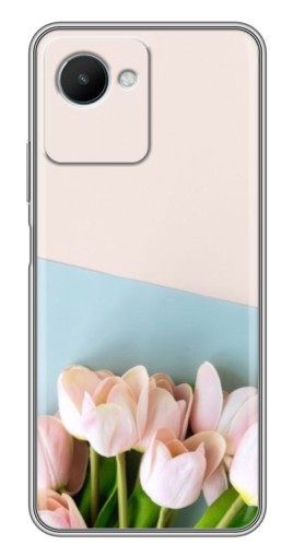 Чехол с принтом "Нежные тюльпаны" для Realme C30s