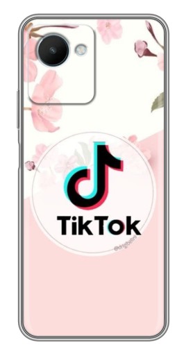 Чехол с печатью "Нежный принт" для Realme C30s