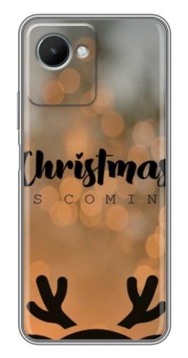 Чехол с картинкой "Новогодняя заставка" для Realme C30s
