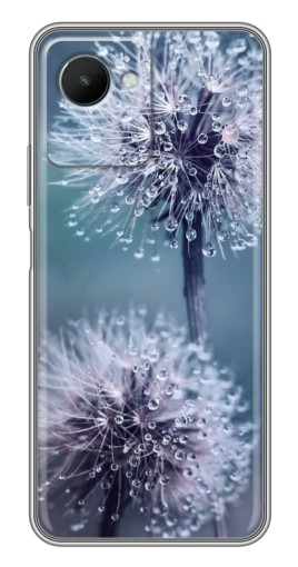 Чехол с принтом "Одуванчик с капельками" для Realme C30s