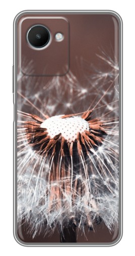 Чехол с картинкой "Одуванчик вблизи" для Realme C30s