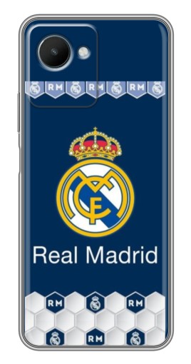 Чехол с печатью "Реал Мадрид значок" для Realme C30s