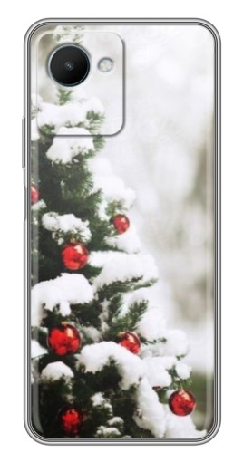 Чехол с печатью "Рождественская елка" для Realme C30s
