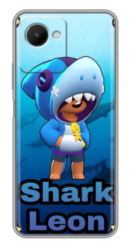 Чехол с печатью "Shark Leon" для Realme C30s