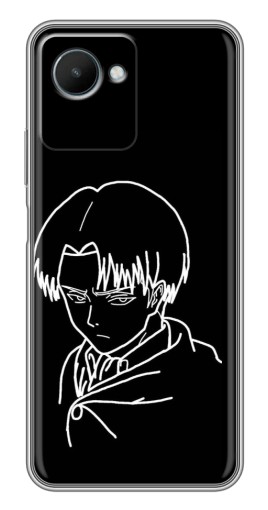 Чехол с принтом "Силуэт Леви" для Realme C30s