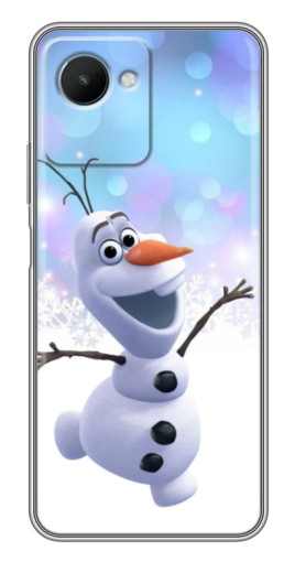 Чехол с печатью "Снеговик Олаф" для Realme C30s