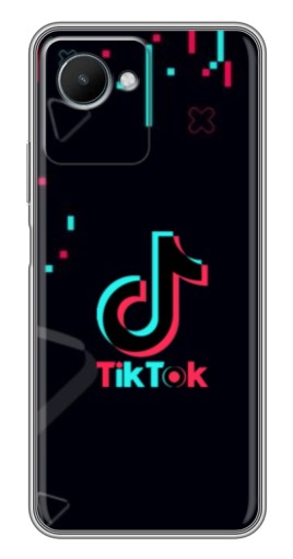 Чехол с печатью "Стиль TikTok" для Realme C30s