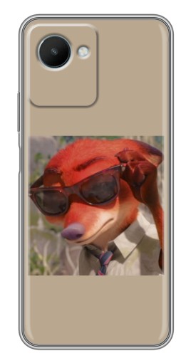 Чехол с печатью "Стильный Ник" для Realme C30s