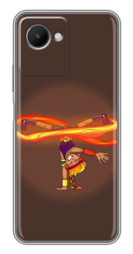 Чехол с печатью "Танцующая Амбер" для Realme C30s