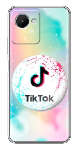 Чехол с картинкой "TikTok принт" для Realme C30s
