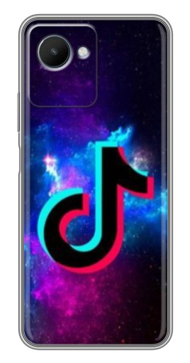 Чехол с принтом "ТикТок в космосе" для Realme C30s