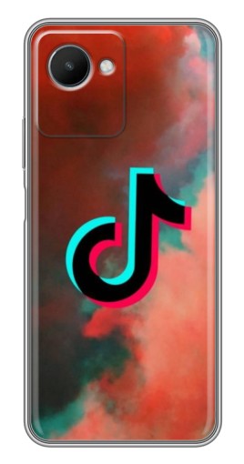 Чехол с печатью "ТикТок в тучах" для Realme C30s