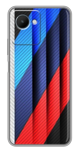 Чехол с принтом "Цвета лого БМВ" для Realme C30s