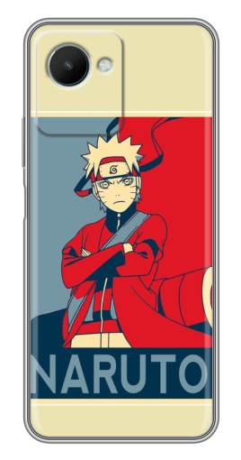 Силиконовый чехол с изображением "Удзумаки Naruto" для Realme C30s