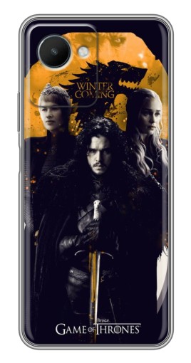 Силиконовый чехол с изображением "Winter Coming" для Realme C30s