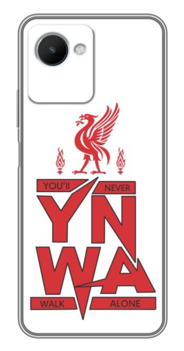Силиконовый чехол с изображением "YNWA" для Realme C30s
