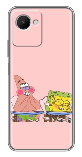Чехол с печатью "За партой" для Realme C30s