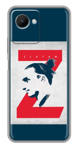 Силиконовый чехол с изображением "Zlatan" для Realme C30s