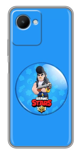 Чехол с печатью "Значек Булла" для Realme C30s