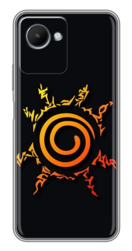 Силиконовый чехол с изображением "Знак Наруто" для Realme C30s